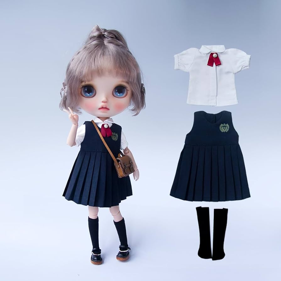 Amazon.co.jp: XiDonDon BJD 人形用 服 シャツ ベスト スカート